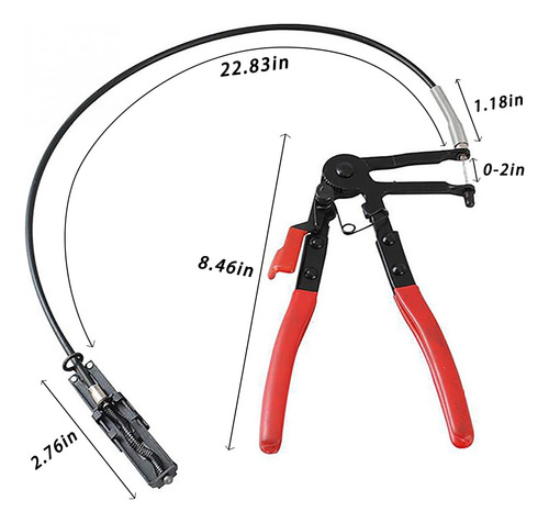 Alicate Abrazadera Flexible Para Manguera Motor Coche