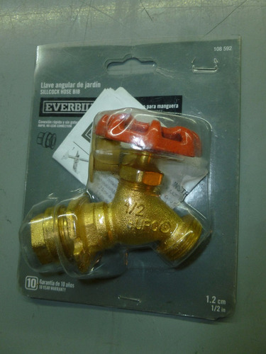 Llave P/ Lavadora Sin Rosca Para Manguera.