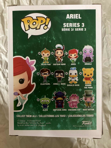 Ariel 27 Little Mermaid Disney Ursula Eric Funko Pop Nuevo