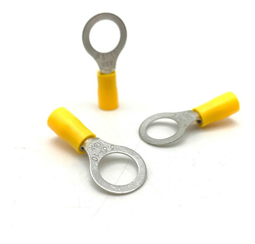 Terminal 100pza Rv5.5-8 Amarilla Ojo 5/16 Cal10-12awg