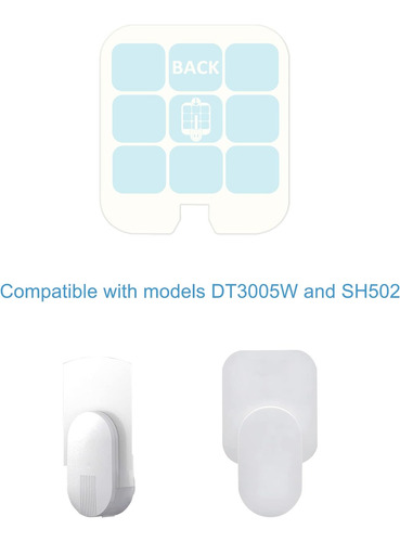 40 Tarjetas De Pegamento Compatibles Con Safer Home Sh502 Y