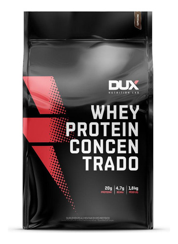 Whey Protein Concentrado Cappuccino - 1,8 Kg Dux Nutrition