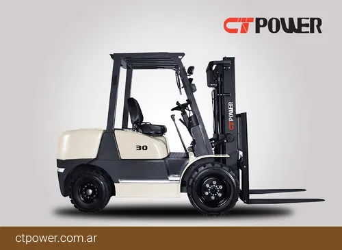Autoelevador Ct Power Serie H Fd30 Diesel 3tn 