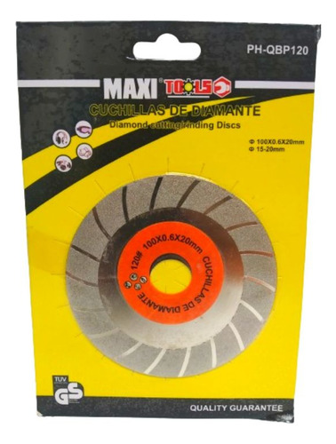 Disco De Corte De 4pulgadas N-120 Para Vidrio Maxi Tools