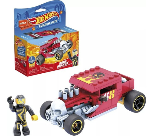 Mega Construx Hot Wheels Building Sets, Bone Shaker 118 Pcs.