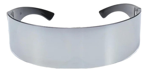 Gafas Estilo Futuro Uv, Mxfve-002, 2pzas, Marco Negro, Lent