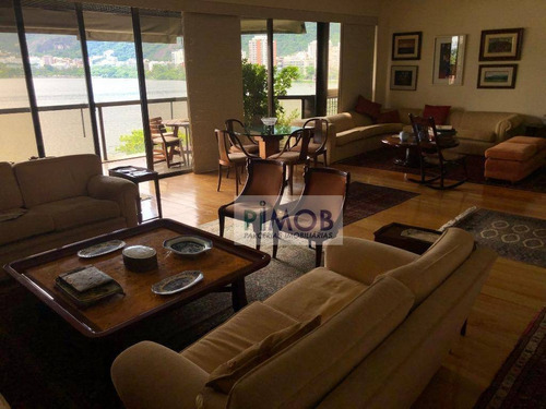 Apartamento Com 4 Quartos Para Alugar, Vista Panorâmica,275 M² Por R$ 4.000/mês - Lagoa - Rio De Janeiro/rj - Ap1013