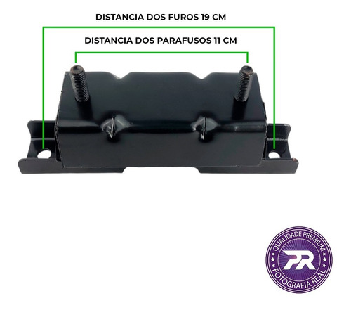 Imagem 2 de 10 de Calço Cambio Blazer 2.8 Mwm 4x2, 4x4 2003, 2004, 2005