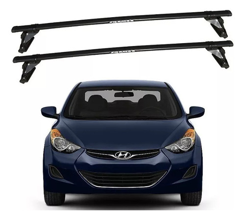 Rack De Teto Eqmax Aço Bagageiro Hyundai Elantra 2014