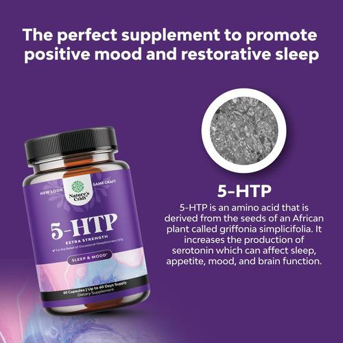 Suplemento De 5 Htp 5-hidroxitriptófano - 5htp 100 Mg Por P