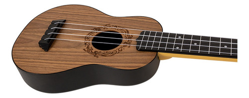 Ukelele Con Cuerpo Tamaño Soprano 17 Trastes Flight Tusl-50 Color Mdera