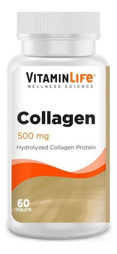 Collagen - Vitamin Life - 500 Mg / 60 Tabletas