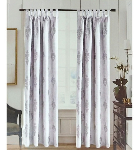 Cortina Blackout Jacquard Love And Home 2 Paños 140x220 Cm