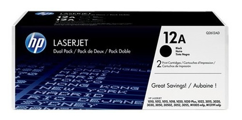 Americano Toner Hp 12a Q2612a Original 1012 1015 3050 Chacao