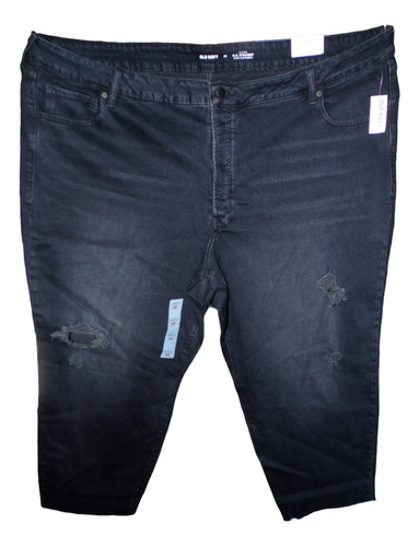 Pantalon Jeans Negro Mezclilla H Talla 28 (48 Mx) Old Navy  