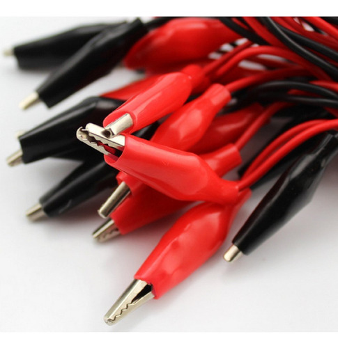 Juego De Cables De Prueba Con Pinza De Cocodrilo, 10 Uds., C