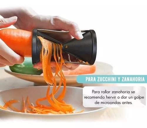 Cortador Verduras Zucchini Espiral Manual