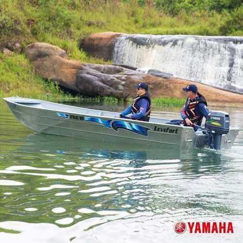 Barco De Aluminio Levefort + Motor Yamaha 30 Hp Okm 