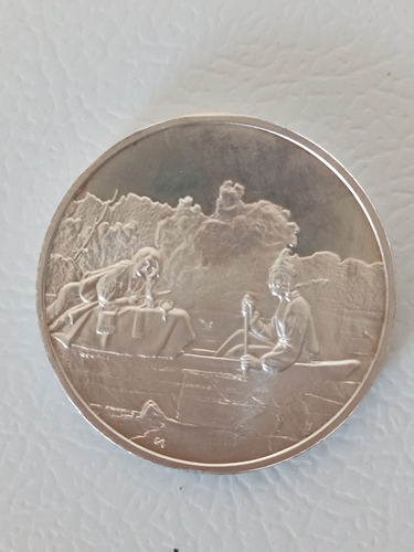 Medalla 69 G De Plata 925 Tratantes De Pieles En Missouri 