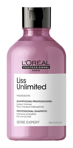 Shampoo Alisador Liss Unlimited Antifrizz Loreal  300 Ml