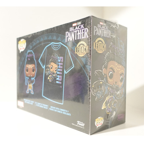 Funko Pop! Marvel Black Panther Tee Box - Shuri 876 Glows (Usado)
