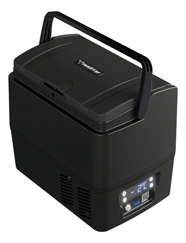 Geladeira Portátil Resfriar 18l Digital Bivolt 12/24v Cor Preto Bivolt 12v E 24v