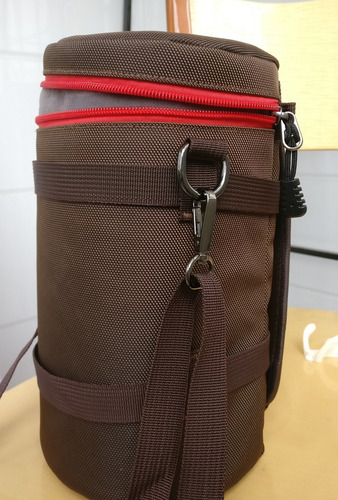 Imagen 3 de 3 de Funda Estuche Pouch Para Lentes Canon Nikon Sony Dslr Reflex