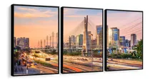 Comprar Quadros Decorativos São Paulo Ponte Estaiada 50x70 Vidro