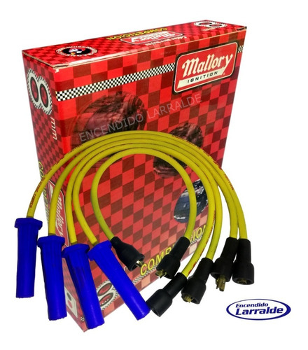 Cables Bujia Cobre Mallory Fiat 600 Competicion 