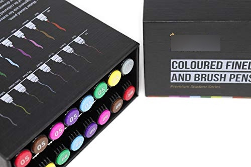 Bolígrafos De Dibujo De Colores Profesionales Etchr - 16 Bol