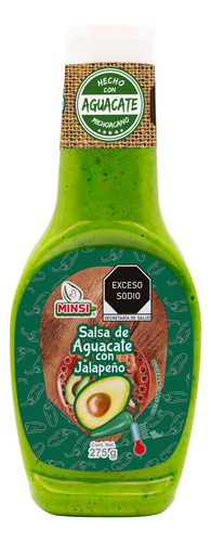 6 Salsas De Aguacate Minsi (3 Sabores)
