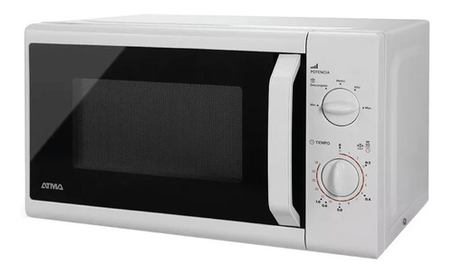 Imagen 4 de 5 de Microondas Atma Mr1720n 20 Lts 700w Lhconfort