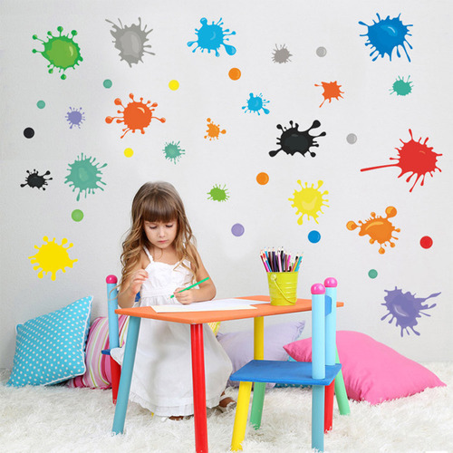 Calcomanías N De Pvc Para Cuaderno De Pared, Pintura Para De