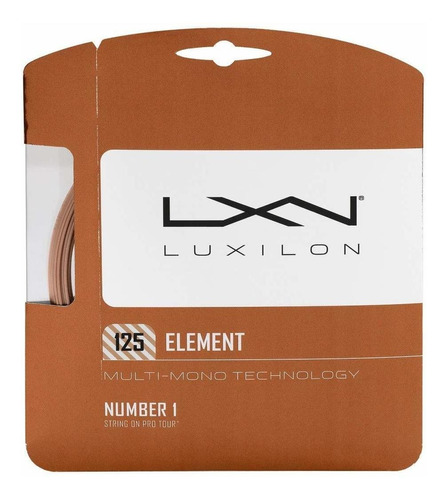 Luxilon Element 17 Calibre  4.921 In Poliester Suave Juego