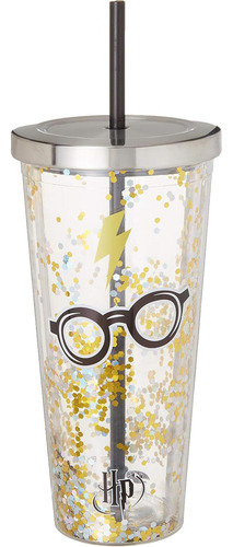 Vaso Harry Potter Spoontiques 20 Oz Acrílico Dorado Brillant Harry Potter