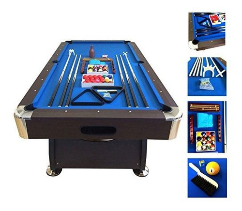 Mesa Billar 7 Pie Snooker Juego Completo Accesorio Para