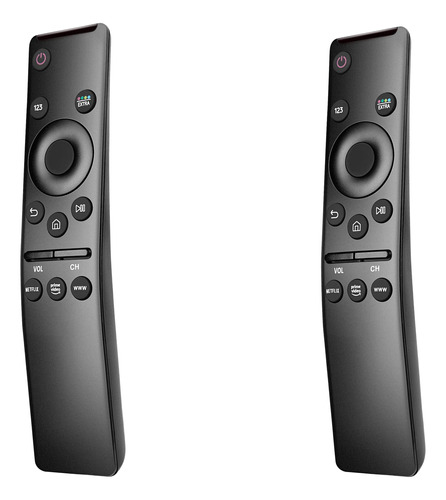 Kit 2 Controle Remoto Compatível Smart Tv 4k Samsung Netflix