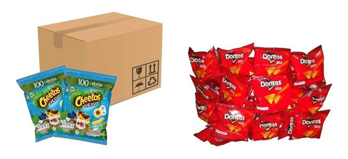 Salgadinhos Elma Chips Doritos + Cheetos Requeijão 60 Un