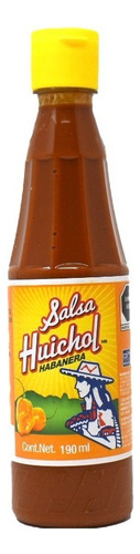 Pack De 24 Salsa Huichol Habanera 190ml Picante Habanero