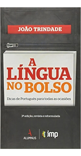 A Lingua No Bolso, De Joao Trindade. Editora Alumnus, Capa Mole Em Português, 2016