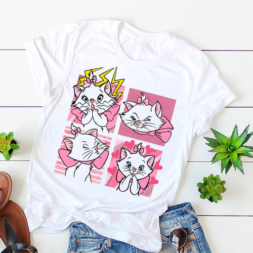 Remera Disney Marie Aristogatos Pelicula Nene Nena Unisex