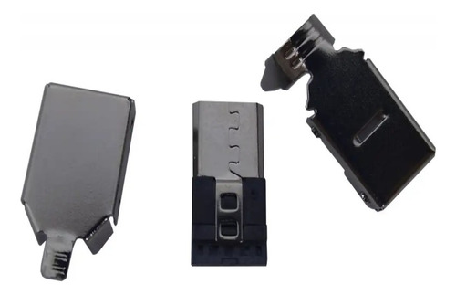 Conector Micro Usb Tipo B Macho 5 Pines Con Cubierta 10 Pzas
