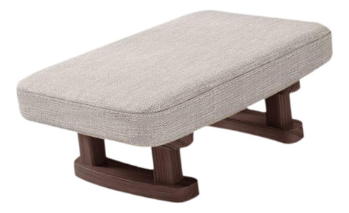 Taburete Pequeño Y Bajo, Rectangular, Otomano, Con Escalón