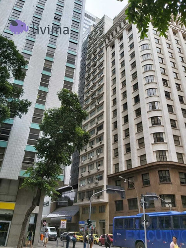 Excelente Andar Com 115m² Para Locação No Centro Do Rio. - Liv-0321