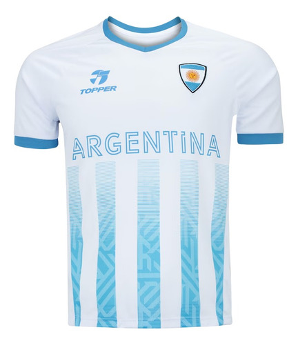 Camisa Argentina Camiseta Selecao Argentina Copa Do Mundo 22