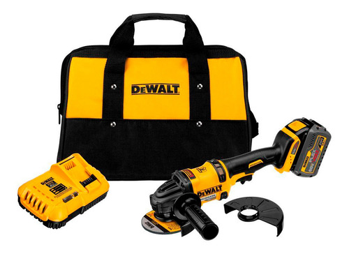 Kit Esmeril Angular 4-1/2  60v + 1 Bat Dewalt Dcg414t1-b2c