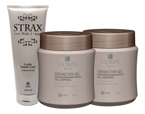  2 Gel Reductor Cryoactive Corps + 1 Strax Hinode