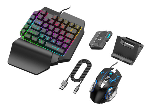 Gaming Keyboard Mouse Gamepad Adaptador Convertidor Usb Con