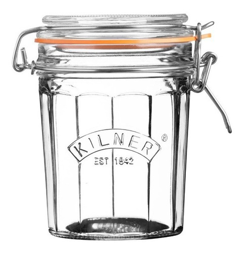 Frasco Clip Top Facetado 450ml Kilner