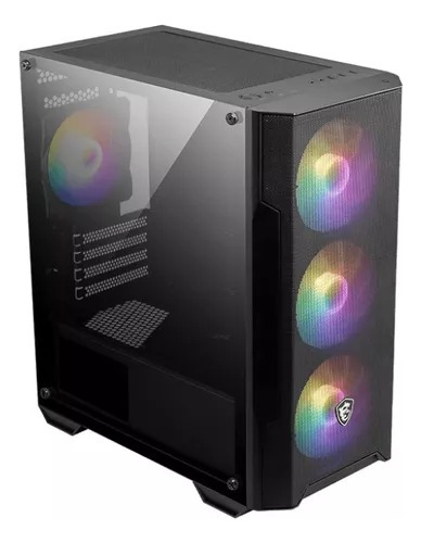 Case Msi Modelo Forge 100a Gamer Servidor Pc Atx Fan Rgb